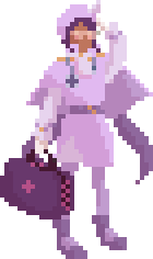 ANEKA: A witch who collects the magical power to heal patients' wounds by causing harm to others.